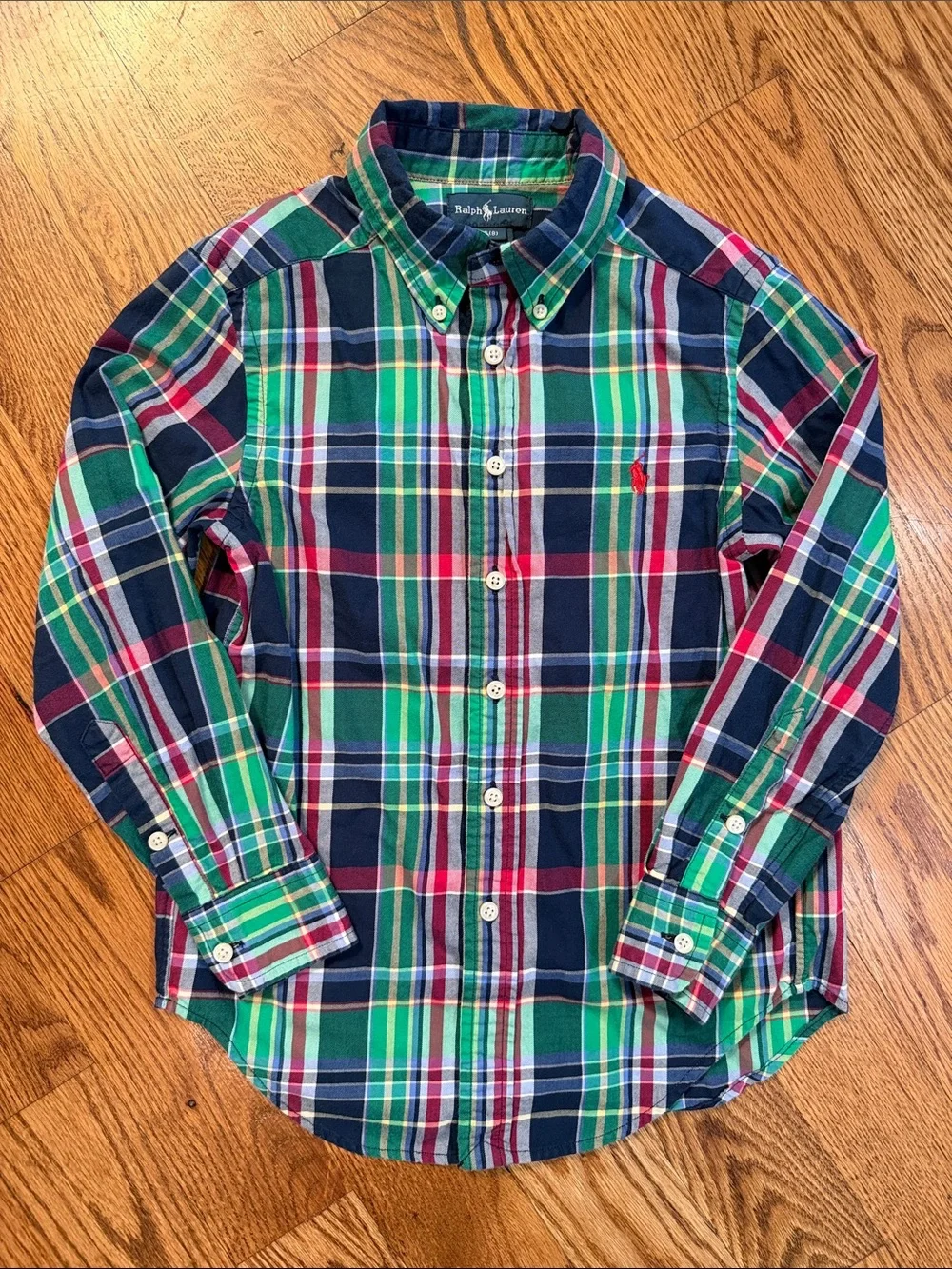 Boy’s Ralph Lauren Button Up/Button Down Shirt. Size S 8. Excellent Condition.